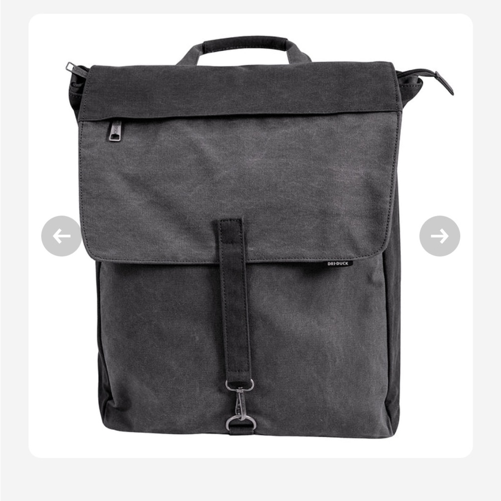 Black and Gray Men's Commuter Backpack